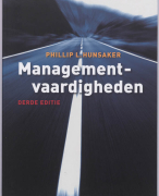 Managementvaardigheden Samenvatting 