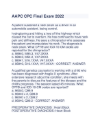AAPC CPC Final Exam 2022