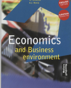 Economics and Business environment Samenvatting 