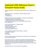 (Updated) HESI Milestone Exam 2 Complete Study Guide |Latest 2023/2024