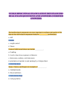 TCOLE BPOC FINAL EXAM LATEST 2023 EXAM 250+ REAL EXAM QUESTIONS AND ANSWERS (VERIFIED ANSWERS)