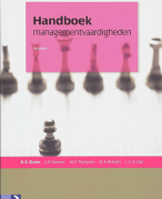 Handboek managementvaardigheden Samenvatting