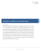 Tandheelkunde samenvatting Tandarts patiënt en samenleving bachelor 3