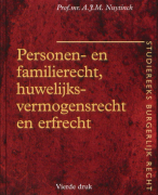 Personen- en familierecht, huwelijksvermogensrecht en erfrecht Samenvatting