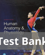 Human Anatomy & Physiology 11th edition by Elaine Marieb Test Bank
