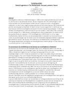 Vertaling artikel Dental hygienists in The Netherlands: the past, present, future 