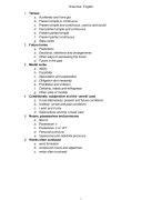 English Grammar I 