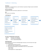 Marketing de essentie 10e editie hoofdstuk 1 tm 7
