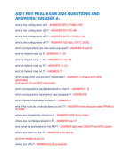 A321 KSV REAL EXAM 2024 QUESTIONS AND ANSWERS// GRADED A+