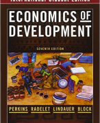 Summary Economics of Development by Perkins et al 2013