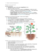 Planten en micro-organismen - leerdoelen - deeltoets 1