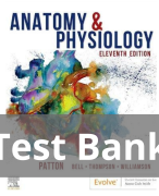 Anatomy and Physiology 11th Edition by Patton Test Bank