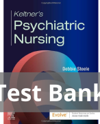 Keltner’s Psychiatric Nursing 9th Edition by Debbie Steele Test Bank