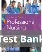 Leddy & Pepper's Professional Nursing 10th Edition Lucy J. Hood Test Bank