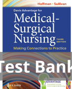 Medical-Surgical Nursing Making Connections to Practice 3rd Edition Janice J. Hoffman Test Bank