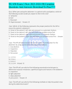 NU 650 Exam 3 New 2023-2024 /98 Complete  Questions And Answers Download To Pass!!!!! 