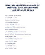 NEW 2024 VERSION LANGUAGE OF MEDICINE 12TH EDITIONS WITH 1000 DETAILED TERMS 