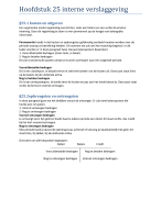 M en O in Balans Samenvatting H25 tm 30