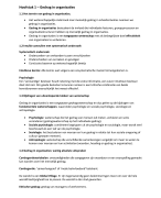 Samenvatting gedrag in organisaties