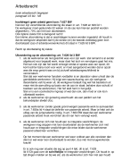 Arbeidsrecht begrepen samenvatting 