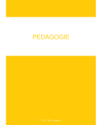 Samenvatting pedagogie (fase 3)