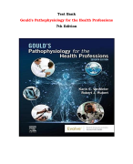 Test Bank For Gould's Pathophysiology for the Health Professions 7th Edition By Karin C. VanMeter, Robert J. Hubert |All Chapters,  Year-2023/2024|