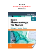 Test Bank For Basic Pharmacology for Nurses  19th Edition By Michelle Willihnganz, Samuel L Gurevitz, Bruce D. Clayton |All Chapters,  Year-2023/2024|