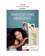 Test Bank For Maternal-Child Nursing 6th Edition By Emily Slone McKinney, Susan R. James, Sharon Smith Murray, Kristine Nelson, Jean Ashwill |All Chapters,  Year-2023/2024|