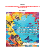 Test Bank For Varcarolis' Foundations of Psychiatric Mental Health Nursing: A Clinical Approach  9th Edition By Margaret Jordan Halter |All Chapters,  Year-2023/2024|
