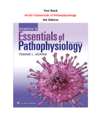 Test Bank For Porth’s Essentials of Pathophysiology  4th Edition By Tommie L.Norris |All Chapters,