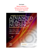 Test Bank For Hamric & Hanson's  Advanced Practice Nursing An Integrative Approach 7th Edition By Mary Fran Tracy, Eileen T. OGrady, Susanne J. Phillips |All Chapters,  Year-2023/2024|