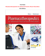 Test Bank For Pharmacotherapeutics for Advanced Practice Nurse Prescribers  5th Edition By Teri Moser Woo, Marylou V. Robinson |All Chapters,  Year-2023/2024|