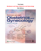 Test Bank For Beckmann and Ling's Obstetrics and Gynecology  8th Edition By Robert Casanova |All Chapters,  Year-2023/2024|