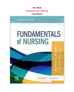 Test Bank For Fundamentals of Nursing  11th Edition By Patricia A. Potter, Anne Griffin Perry, Patri