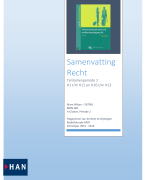 Verbintenissenrecht & Ondernemingsrecht H1 t/m H12 en H16 t/m H23, Recht