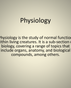 Physiology branch of biology 