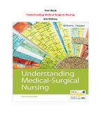 Test Bank For Understanding Medical Surgical Nursing  6th Edition By Linda S. Williams, Paula D Hopper |All Chapters,  Year-2023/2024|