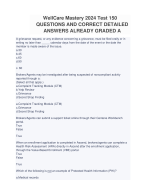 HFMA CRCR EXAM LATEST EXAM 350 QUESTIONS AND CORRECT ANSWERS AGRADE