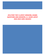 WGU C182 OBJECTIVE ASSESSMENT OA LATEST 2023/2024 | Complete Questions with Answers Graded A+