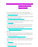 ATI RN COMPREHENSIVE 2019 A- 150 QUESTIONS AND DETAILED ANSWERS 2024 UPDATE  A GRADE.