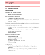 Samenvatting pedagogie (fase 3 logopedie)