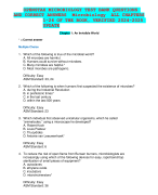 OPENSTAX MICROBIOLOGY TEST BANK QUESTIONS AND CORRECT ANSWERS  Microbiology  ALL CHAPTERS 1-26 OF THE BOOK, VERIFIED 2024-2025 UPDATE