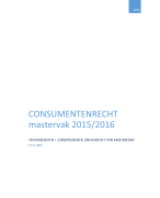 Samenvatting: SV (deel 1) Mastervak Vennootschaps- en rechtspersonenrecht 2014/2015