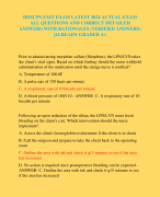 HESI PN EXIT EXAM LATEST 2024 ACTUAL EXAM ALL QUESTIONS AND CORRECT DETAILED ANSWERS WITH RATIONALES (VERIFIED ANSWERS) |ALREADY GRADED A+ 