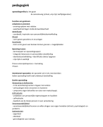 pedagogiek periode 2 aantekeningen kort