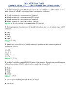 2024 VTNE Prep Test B GRADED A+ (ACTUAL TEST ) Questions and Answers (Solved)