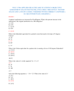 WGU C784 APPLIED HEALTHCARE STATISTICS OBJECTIVE ASSESSMENT EXAM TEST BANK | INCLUDES 3 RECENTLY TESTED EXAM AND A STUDY GUIDE | VERIFIED WITH CORRECT ANSWERS | GUARANTEED PASS | GRADED A