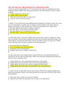 NSG 345-MENTAL HEALTH EXAM LATEST 2023-2024