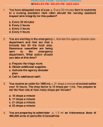 HESI MED-SURG TEST 2 HIGHLY ENDORSED QUESTIONS AND  ACCURATE ANSWERS WITH ASSURED A+ PASS
