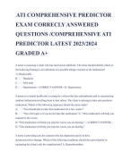     2023 NEW UPDATE ACCUPLACER  TEST STUDY / ACCUPLACER  TEST STUDY COMPLETE STUDY GUIDE QUESTIONS WITH 100% CORRECT ANSWERS GRADED A+